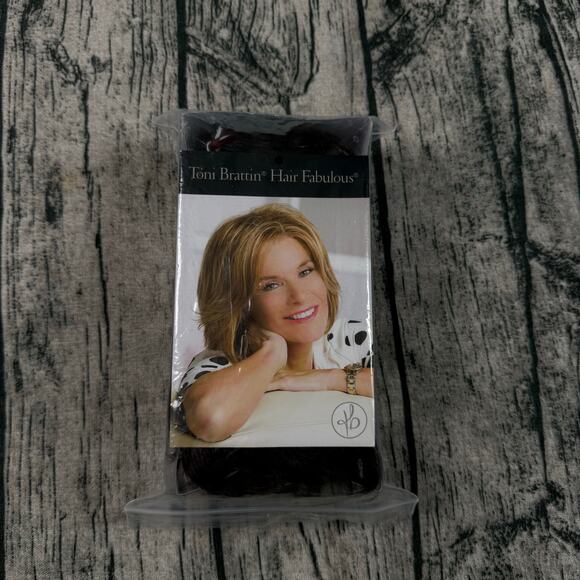 NWT Toni Brattin Clip-On Extensions Pony Wavy HF 114 - Medium Brown main image 7